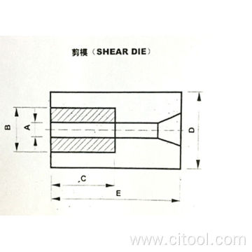 Size Cutting Shear Die 0.01 Tolerance With SKD61